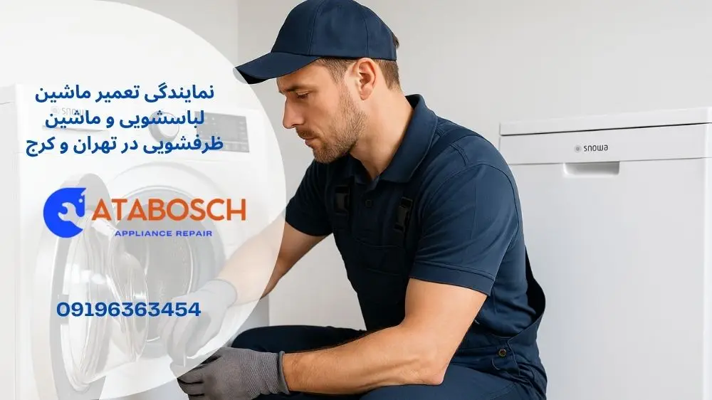نمایندگی تعمیر لباسشویی و ظرفشویی اسنوا در نیاوران