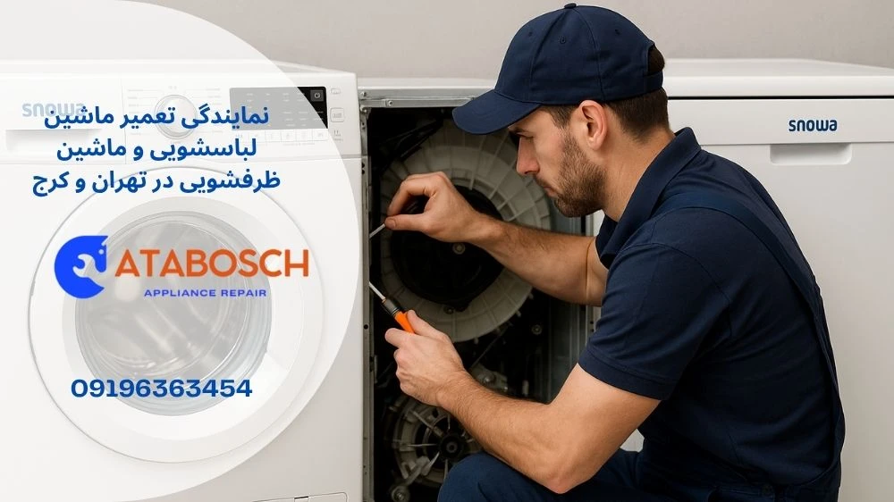 نمایندگی تعمیر لباسشویی و ظرفشویی اسنوا در دروس