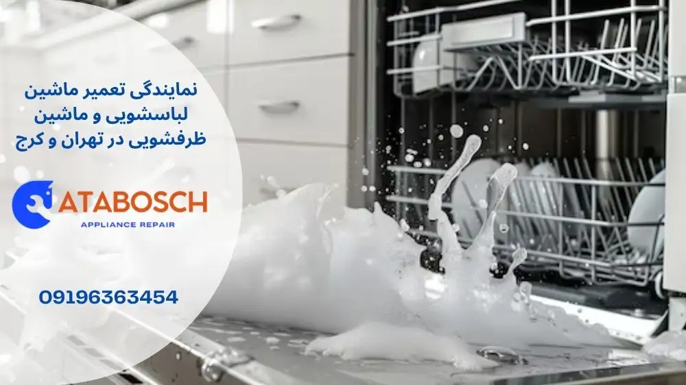 علت ماندن کف در ماشین ظرفشویی اسنوا