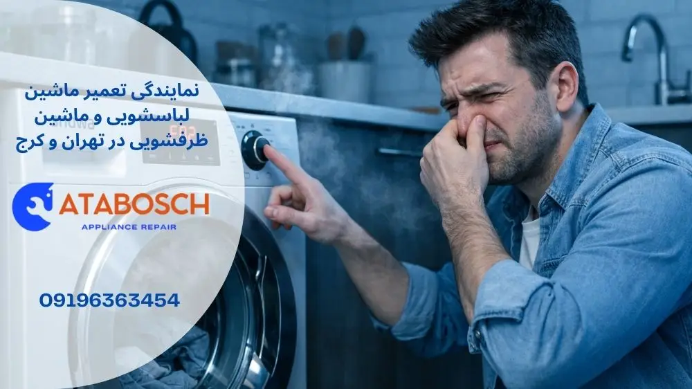 علت بوی سوختگی لباسشویی اسنوا چیست؟